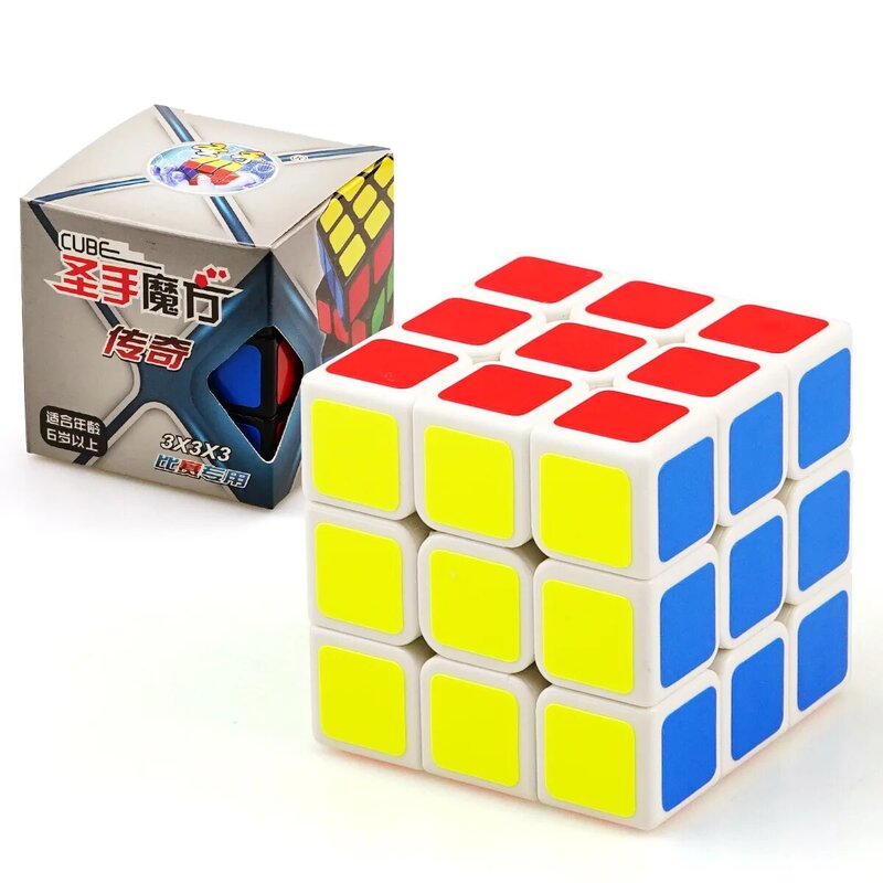 Anti-Stress Speed Magic Cube para crianças, Antistress Fidget Brinquedos, Quebra-cabeça Mágica, Brinquedos Luminosos, 3x3, 3x3, 4