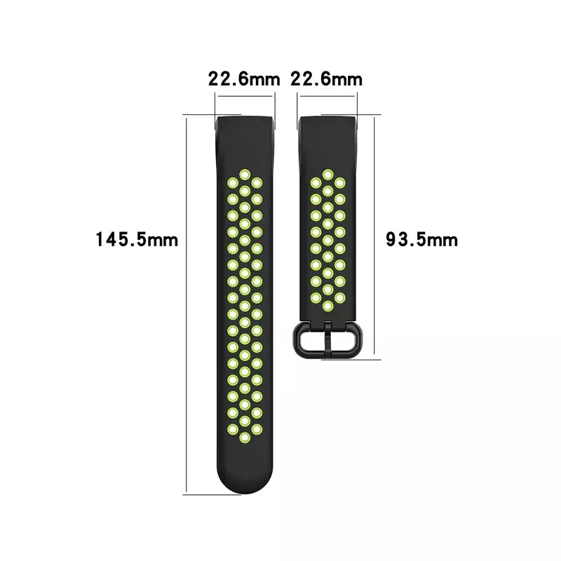 Cinturino dell'orologio per Fitbit Charge 3/4 cinturino di ricambio traspirante per Fitbit Charge 3 cinturino in Silicone per Fit bit Charge 4