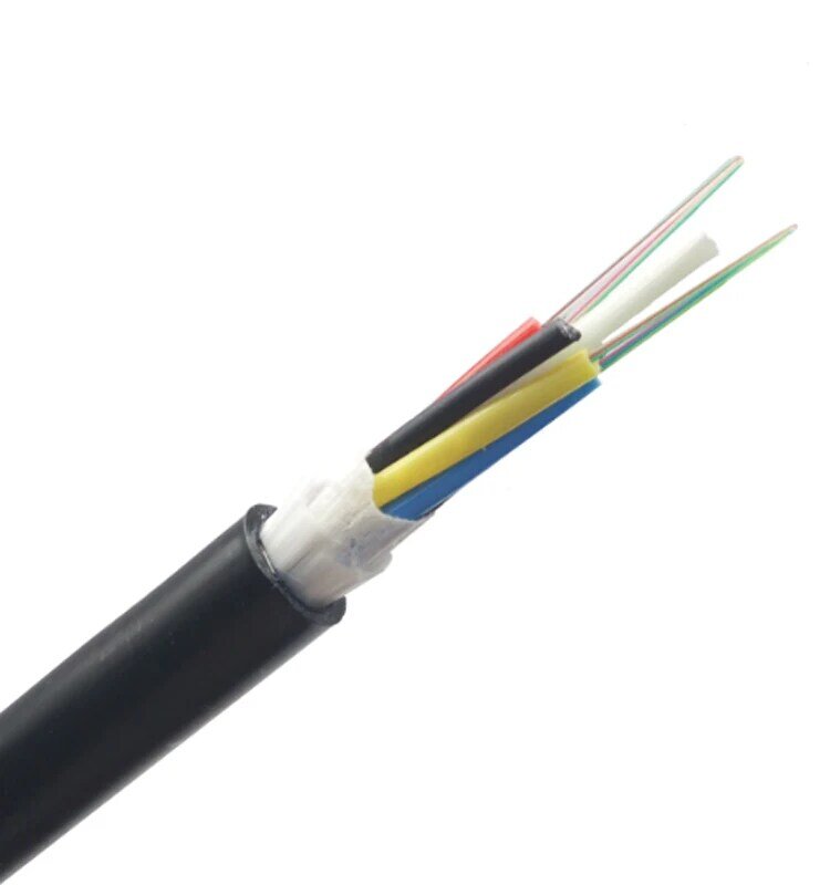 Cable de fibra óptica SM G652D, 1/2M, 9,5mm, ADSS y GYTS