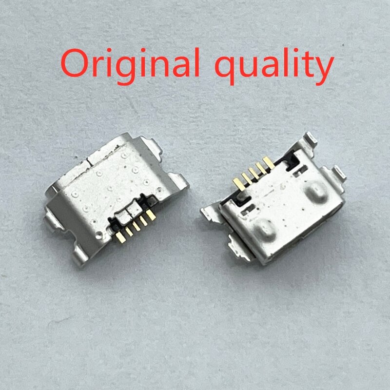 10-100pcs micro usb 5pin ladegerät ladeans chluss stecker original für xiaomi redmi 9a 9c poco c3 samsung a01 a03 core m01