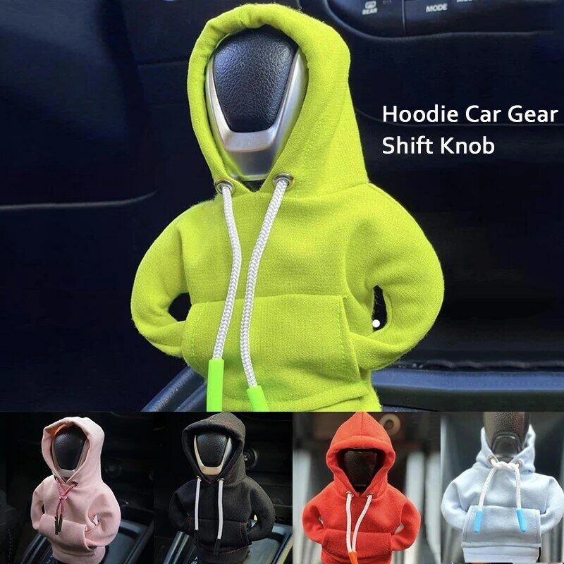 C.New S 2023 Fashion Shift Hoodie Hoodie Car Shift Cover Car Gear Lever Hood Cover Car Gear Handle Handle Cover