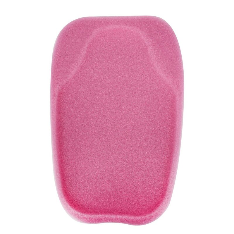 Esponja colorida rosa para bañera de bebé