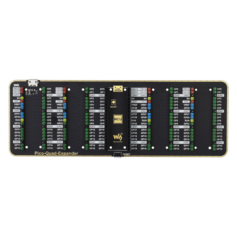 GPIO Shield Expander Prototype Board, 6 000 Board pour RPI Raspberry Pi, PICO, RP2040 W, WH, Male Sauna, Façades