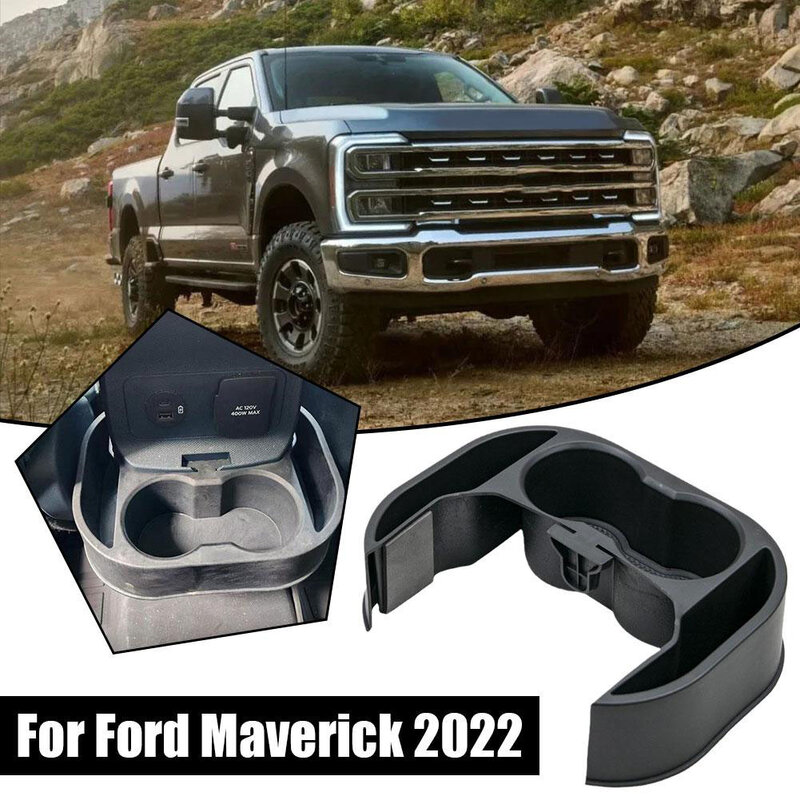 Portavasos trasero para coche Ford Maverick 2021-2023, almacenamiento de vasos, duradero y resistente, 1 unidad