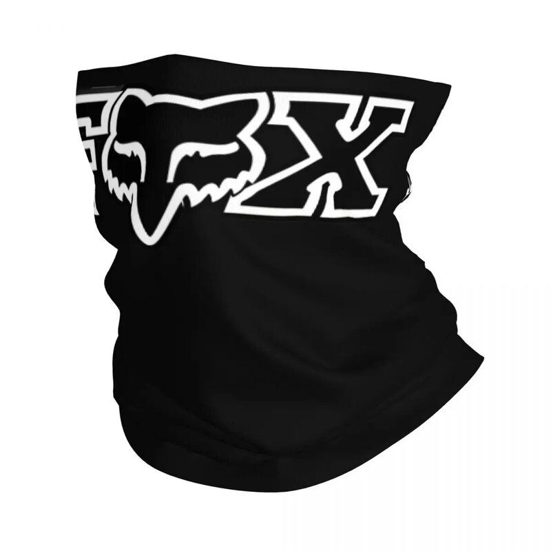F-Fox Motorcycle Racing Bandana para adultos, capa de pescoço, legal e divertido, unissex, lenço, corrida, clube, inverno