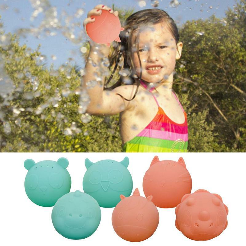 Balon wodny wielokrotnego użytku Silikonowe kule wodne wielokrotnego użytku Kulki wodne Balon wodny wielokrotnego użytku Szybkie napełnianie Samouszczelniający
