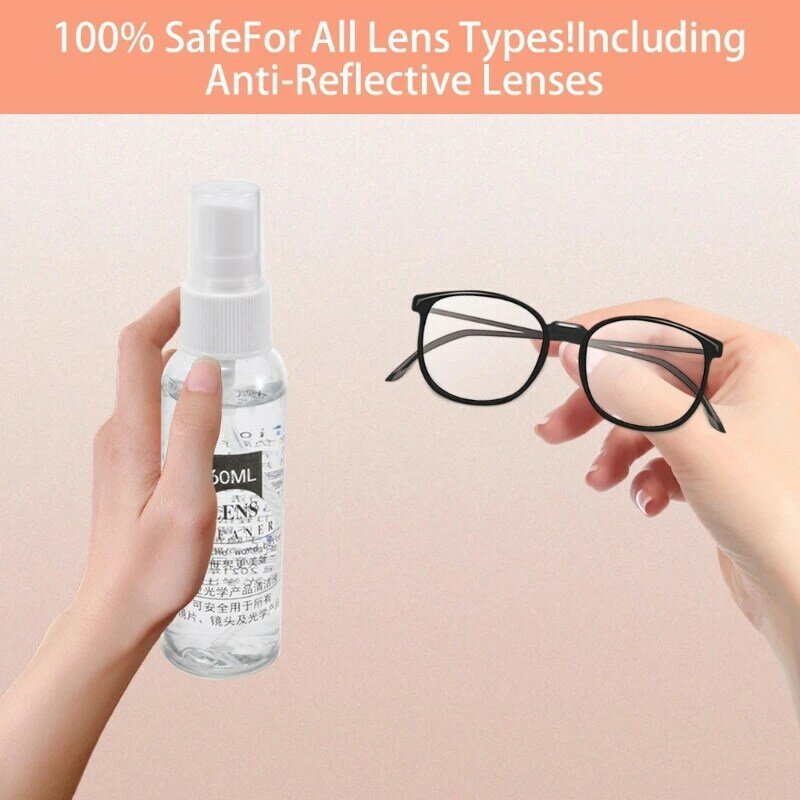 Brillenreiniger-Spray, 60 für Brillengläser und Bildschirme