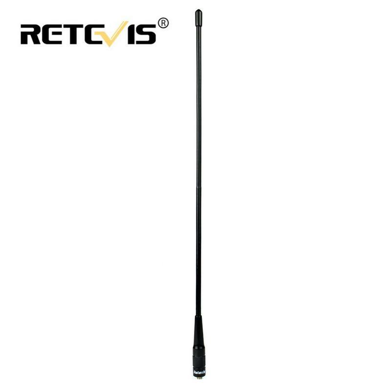 Retevis-RHD-771 de antena de doble banda para walkie-talkie H777 Kenwood 9030, banda Flexible, ganancia suave para Baofeng Kenwood, SMA-F