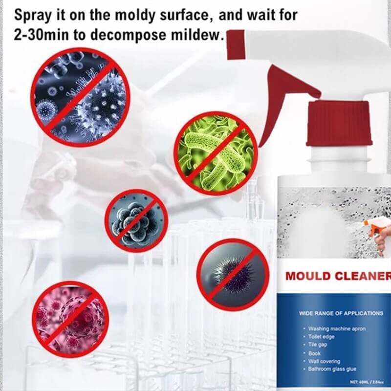 60ml Mildew Remover Spray Ceiling Bathroom Ceramic Wall Surface Anti-Mould Cleaning Foam Multi Effect Cleaning Decontamination