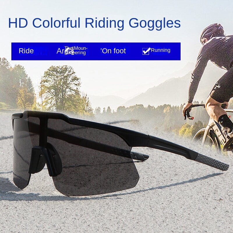 Óculos de equitação resistentes a UV para homens, Óculos de sol para esportes ao ar livre