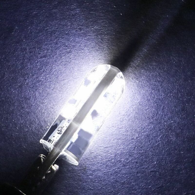 Luz LED de repuesto para salpicadero de coche, lámpara de lectura de 12V, señal de giro, T10, 6SMD 5630