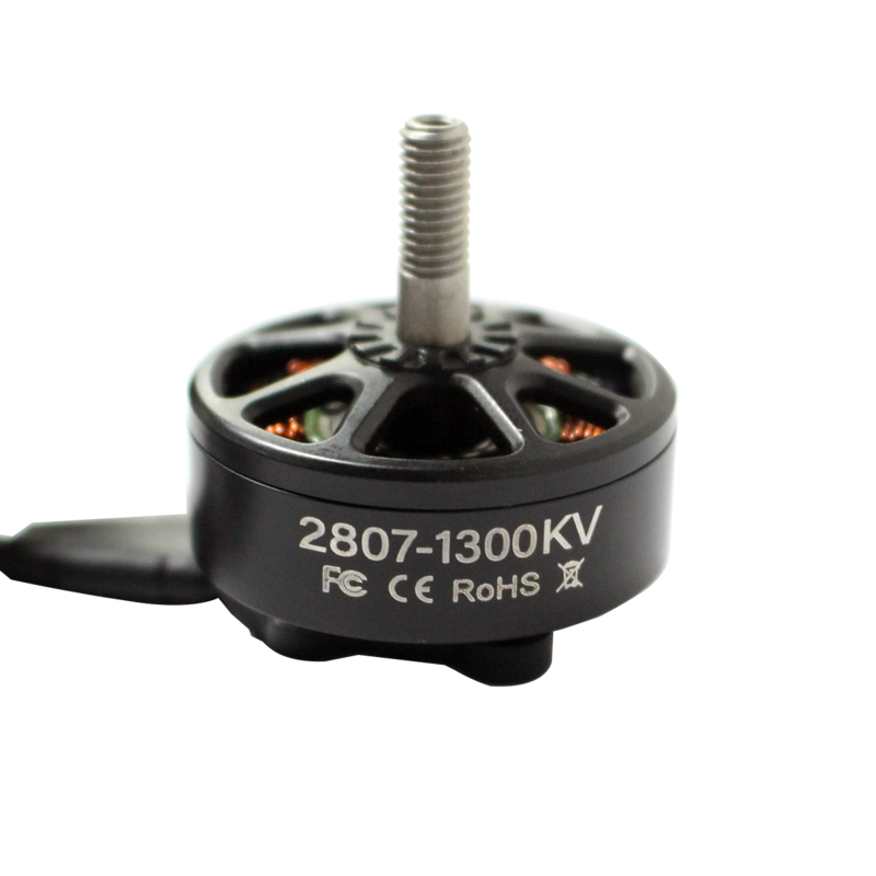 Motor sem escova para RC FPV Racing Drone, Peças de atualização DIY Multicopter, Eixo de rolamento, X2807, 2807, 1300, 1500, 1700KV, 2-6S, 4mm
