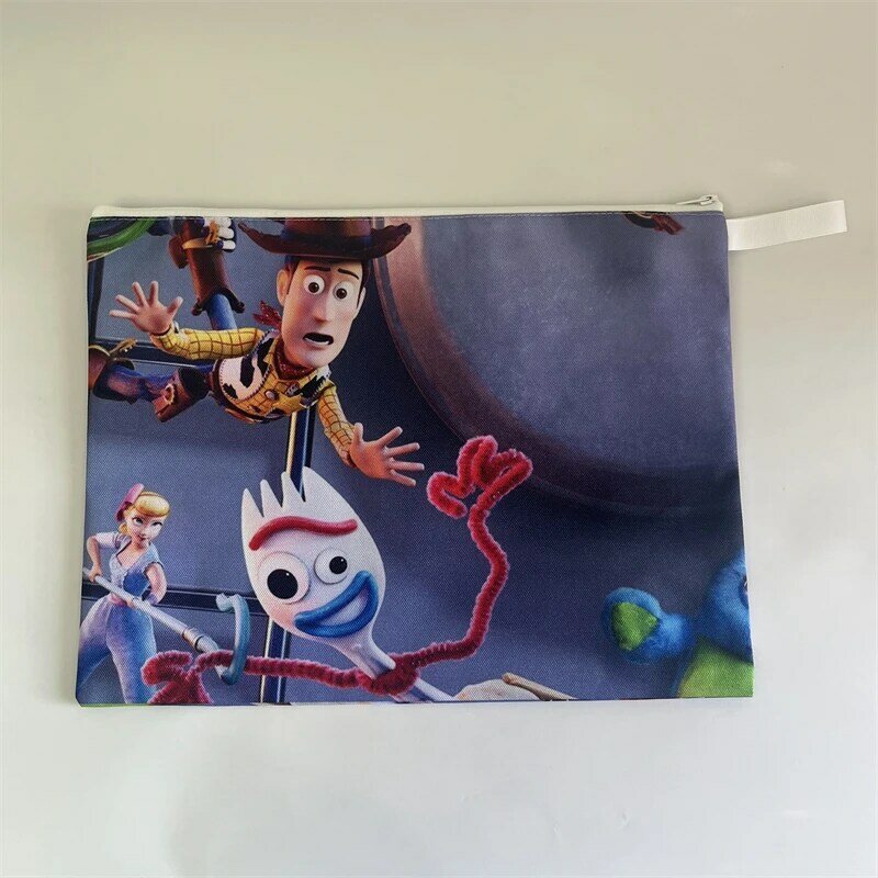 Disney Toy Story Woody M7760 Anime teczki kreskówka kosmetyczka na co dzień torebka do przechowywania torby na długopisy prezent