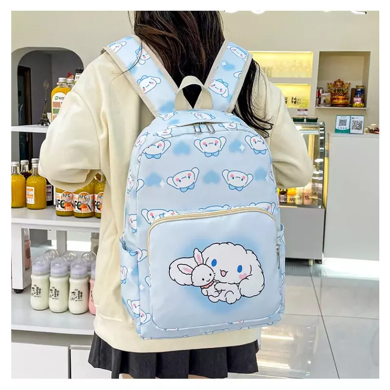 Sanrio New Pacha Dog Student Schoolbag Large Capacity Melody Lightweight Waterproof Cartoon Cute Clow M Backpack