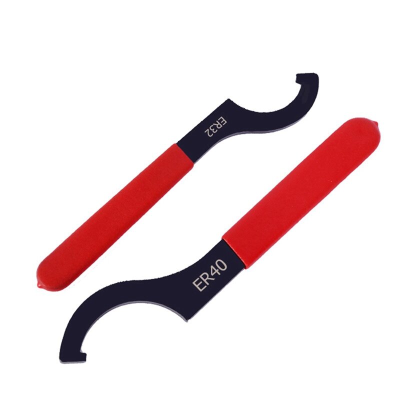 3 Piece ER Multi-Specification Electrophoresis Blackening Wrench ER25/32/40 Wrench Black & Red