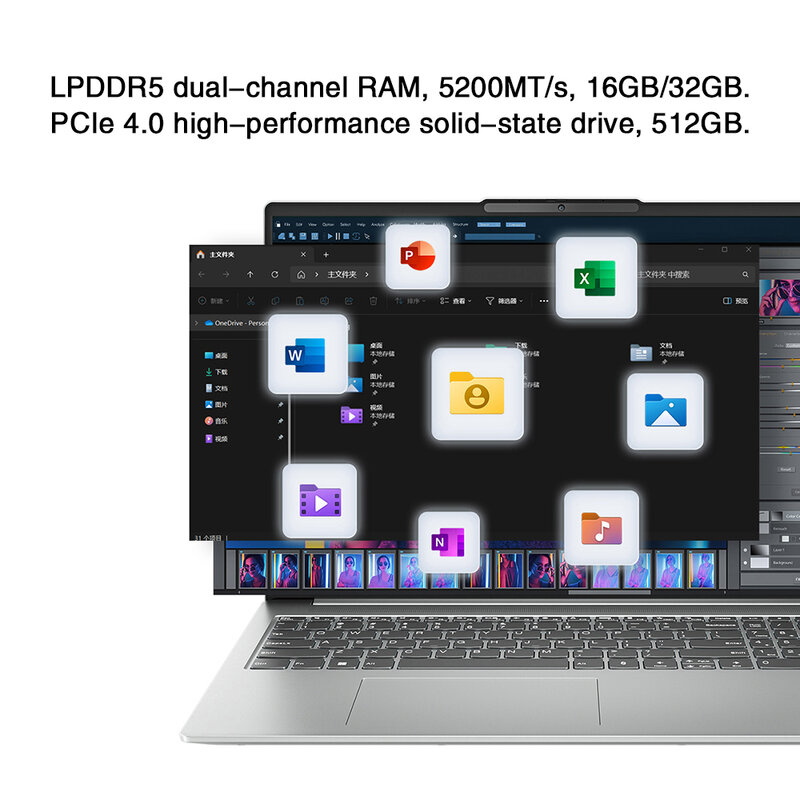 แล็ปท็อป Lenovo XiaoXin 14 2024, R7-8845H AMD Ryzen Intel Core i5-13420H RAM 16GB 32GB SSD 512GB 14 "นิ้ว FHD โน๊ตบุ๊ค Ultrabook PC