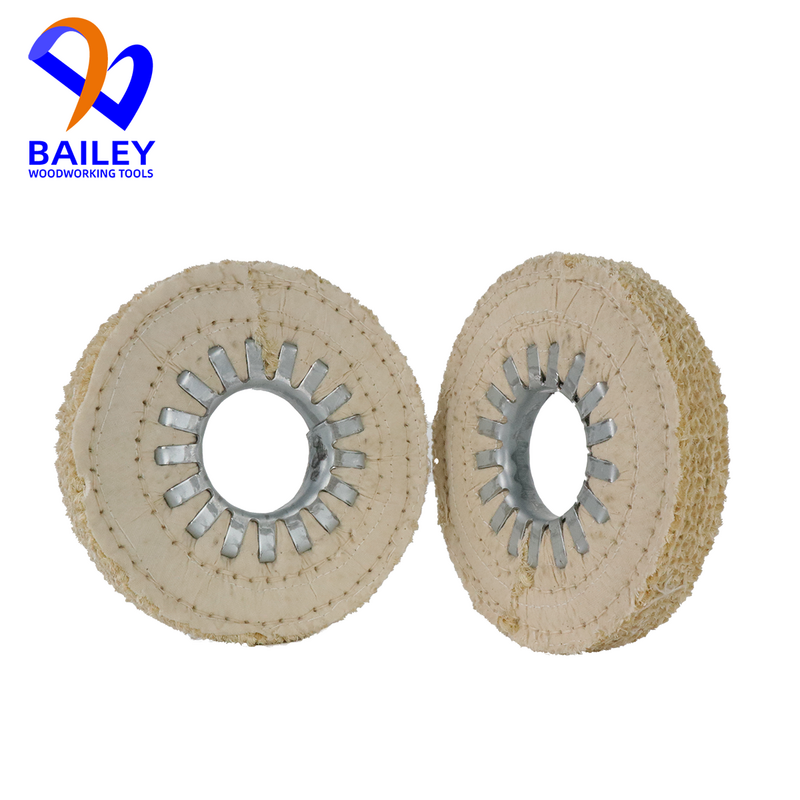 BAILEY 5PCS 153x50x25mm High Quality Buffing Wheel Cloth Polisher for Edge Banding Machines Woodworking Tool Accessories