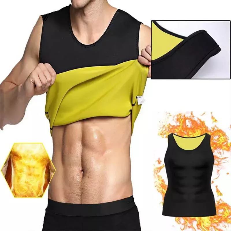 Men's Slimming Body Shaper Modeling Vest Belt Belly Men Reducing Shaperwear Fat Burning Loss Weight Waist Trainer Sweat Corset
