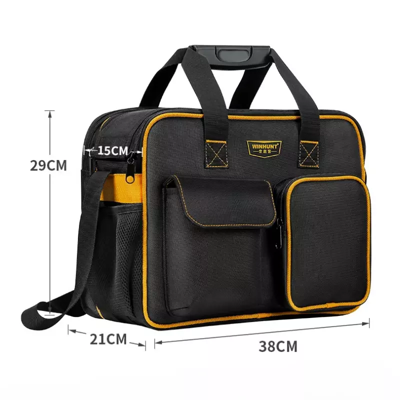 Multifunctional Thickened Portable Polyester Maintenance Large Capacity Tool Storage Crossbody Bag Electrician Toolkit