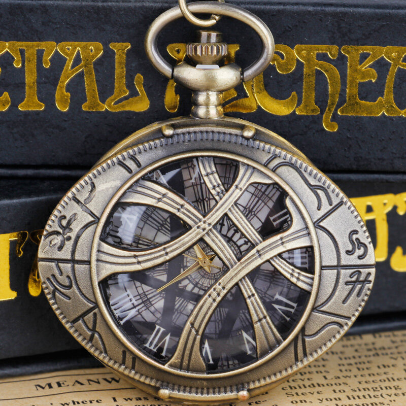 클래식 쿼츠 포켓 시계, 연인 로마 숫자 목걸이 펜던트 시계, 남녀공용, 학생 선물