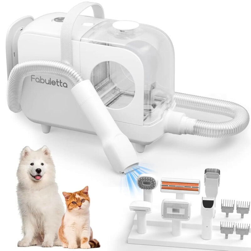 Hundepflege-Kit 6-in-1-Profession elle Haustier pflege vakuum nimmt 99% Tierhaar 2,6 l Haarsammlung becher zum Trimmen auf