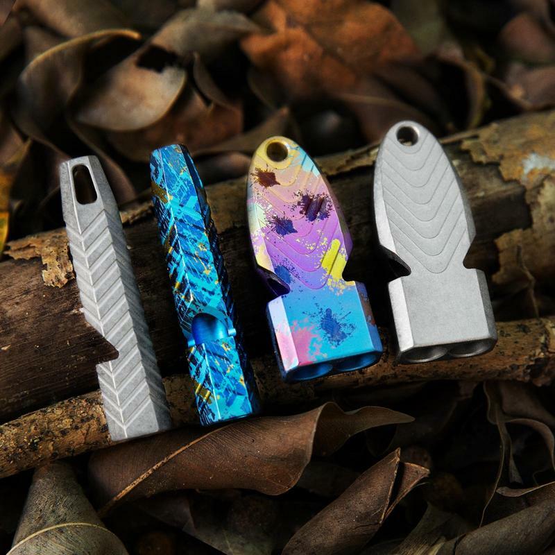 Titanium Emergency Whistle Outdoor Survival Camping Hiking Exploring Camping Whistle Loud