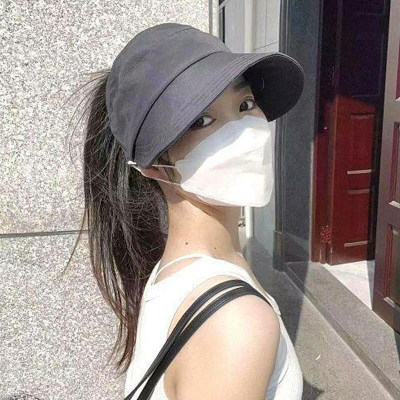 Hat Sunblock Empty Hat Shade Breathable Duck Cap UV Protection All Match Face Small Fisherman Hat For Women Men For Gifts