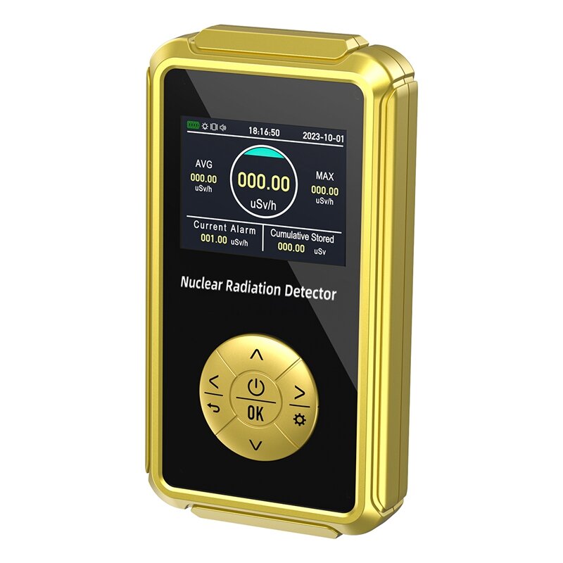 Geiger Counter Nuclear Radiation Detector, Geiger Plate, Detector de radioatividade para águas residuais nucleares, PC Software, durável