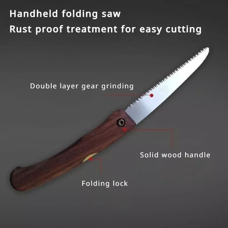 Mini Folding Saw Woodworking Folding hacksaw Multifunction Cutting Wood Sharp Camping Garden Prunch Saw Tree Chopper Knife Hand