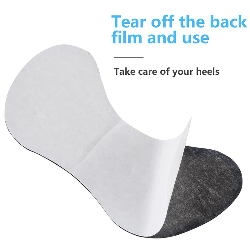 Sponge Heel Protector Insoles Sticker Pain Relief Anti-wear Cushion Pads Feet Care Heel Adhesive Back Patch Shoes Insert Insole