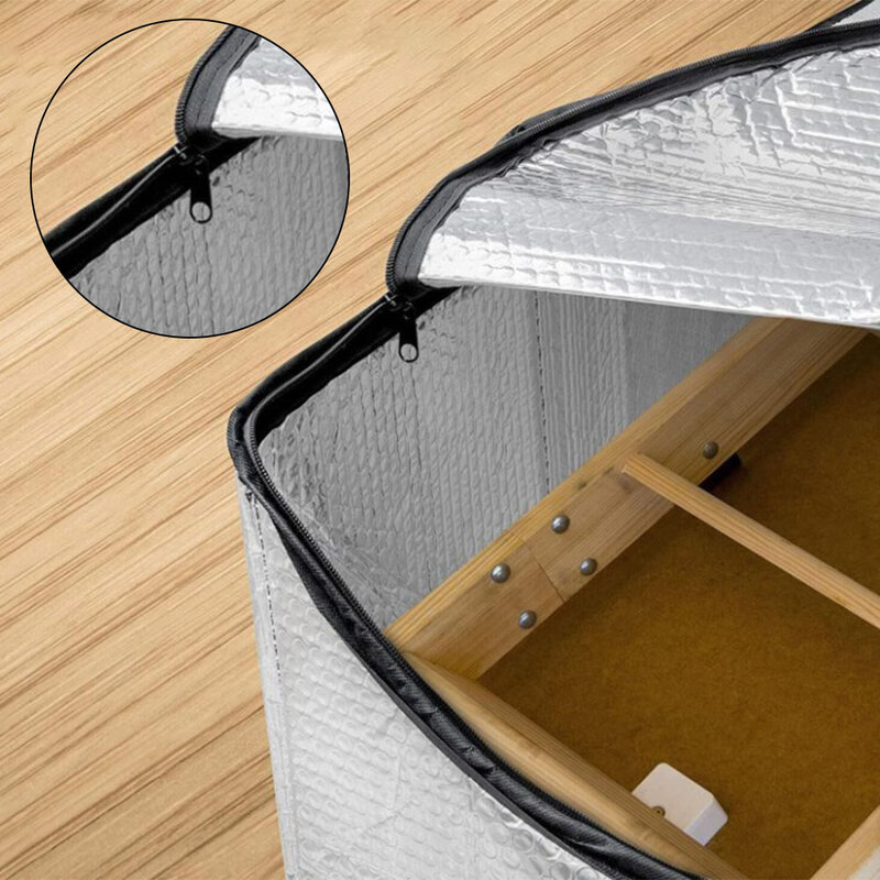 1 buah isolasi tenda penutup debu loteng perak isolasi tangga loteng dengan 25 \ "X54 \" X11 \ "untuk aksesori rumah DIY
