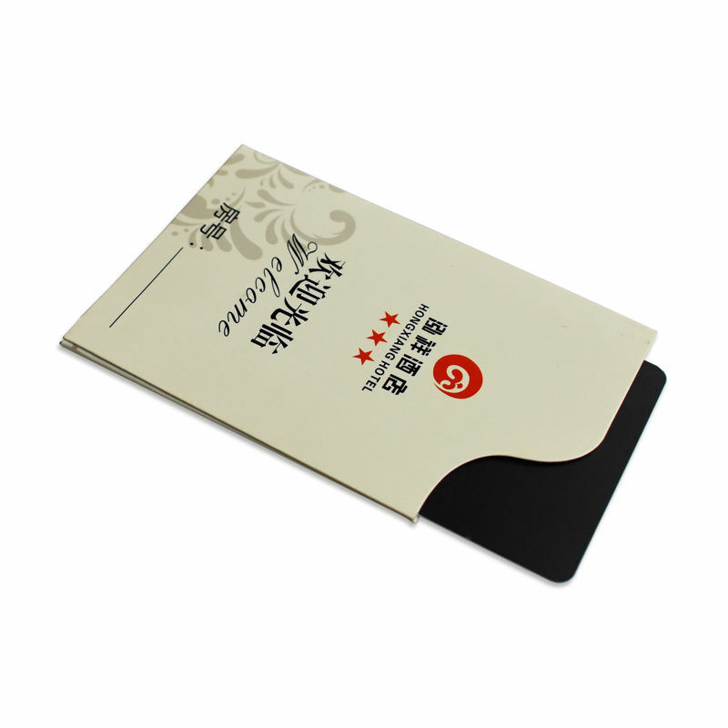 Stampa professionale Standard Hotel Key Card buste/maniche/porta carte di credito