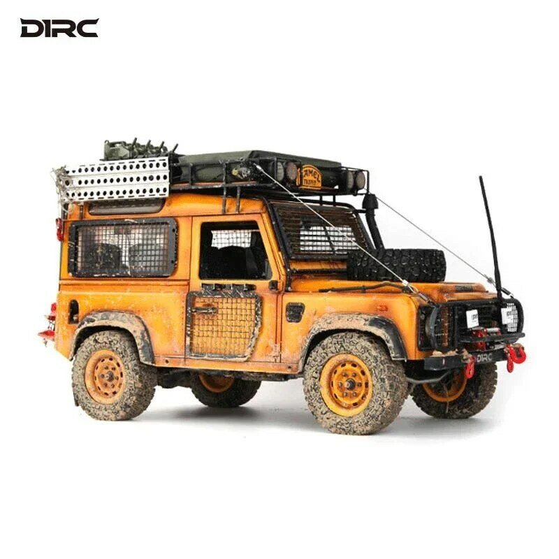 D1rc 1/10 Land Rover Defender D90 Camel Cup simulazione Rc telecomando Climbing Bike Metal Second Gear Gear Frame