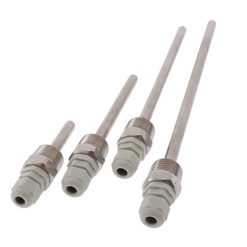 30mm / 50mm / 100mm / 150mm / 200mm Thermowell Casing 1/2 BSP G Thread 304 Stainless Steel For Temperature Sensor