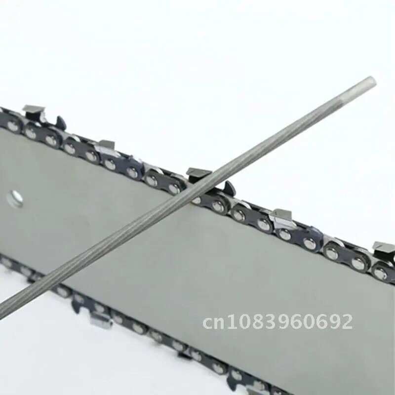 Afilador de limas de cadena de motosierra redonda de acero de alto carbono, 3 piezas, para carpintería, archivo de motosierra 4/4, 8/5, 5mm