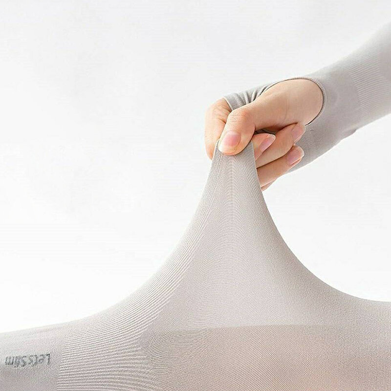 Mangas unissex para braço esportivo feminino, luvas de proteção solar, mangas de ciclismo, verão, 1 par