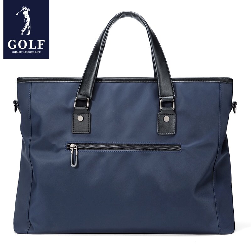 Мужской портфель для гольфа, новинка 2023, многофункциональная деловая сумка большой вместимости, сумка через плечо, упрощенная сумка через плечо