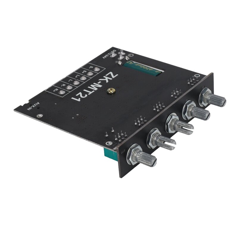 Papan Amplifier Subwoofer Bluetooth 2.1, 2X ZK-MT21 5.0 saluran, papan penguat Bass AMP AUX daya 50WX2 + 100W