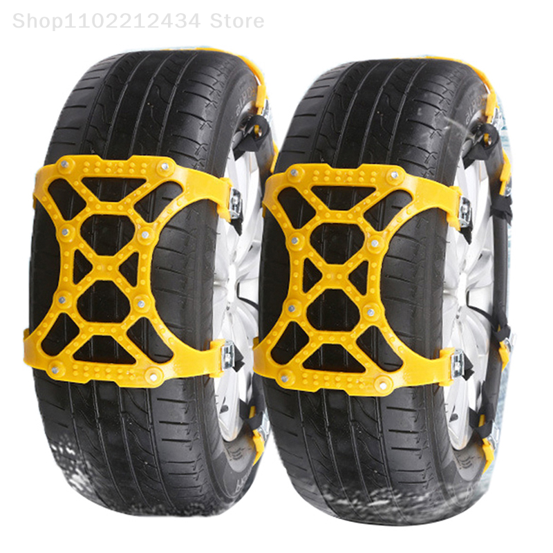 Corrente antiderrapante espessada de pneus para SUV, Corrente de neve de carro para veículos off-road, inverno