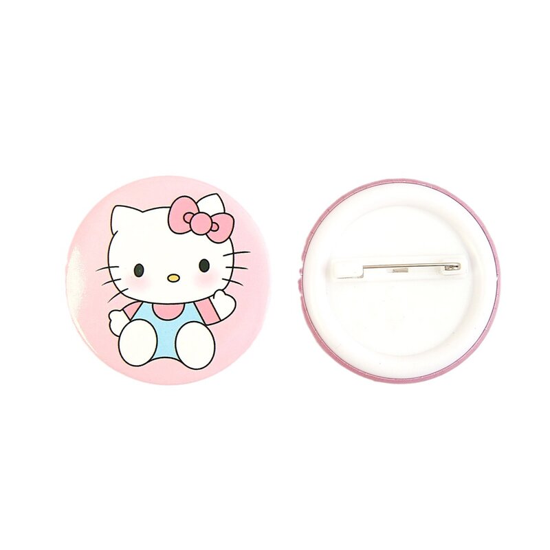 Sanrio Buki Weißblech Abzeichen niedlich Hallo Kitty Brosche Student Cartoon Abzeichen Rucksack Anhänger kleines Geschenk