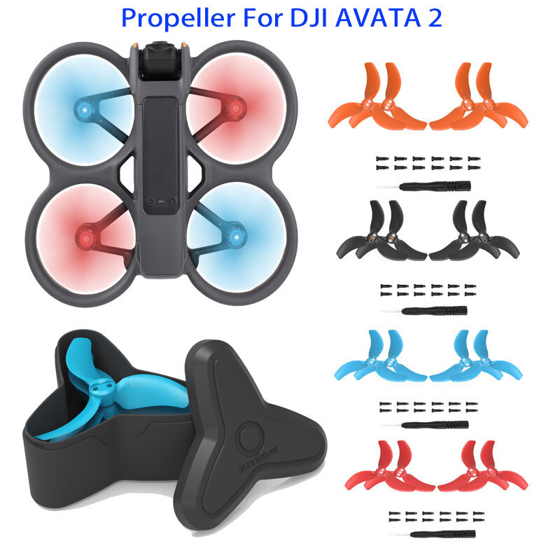 4 шт., 2 пропеллера Avata 3032S, запасные части для DJI Avata 2, аксессуары для дрона
