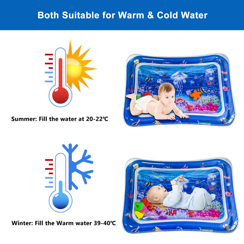 Baby Water Mat Belly Water Play Pad For Toldds Water Mat Infants And Toddlers Is The Perfect Fun Time Play Activity Center Your