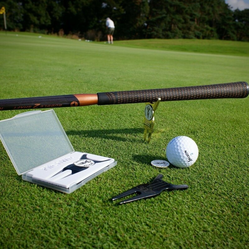 Pitch Golf Groene Vork Dropship Magnetische Golf Divot Tool Golf Marker Zink Legering Grave Groove Cleaner Groove Cleaner