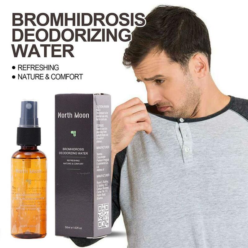 50ml Men's Deodorant Spray Clean The Armpit Odor, Body Refreshing And Odor Sweat And Long-lasting Fragrance Odor, A5U3