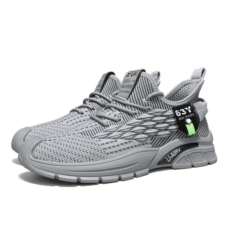 Nieuwe Sport Hardloopschoenen Voor Heren Mode Outdoor Walking Sneakers Veterschoenen Mannelijke Ademende Sportschoenen