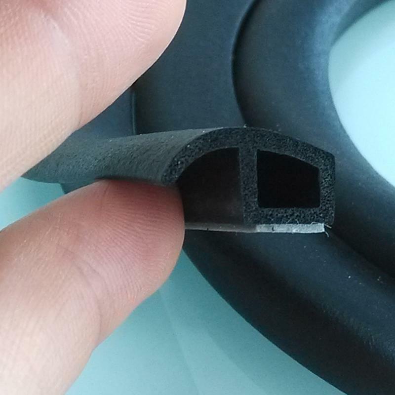 4 Meters P Type Car Door Seal Strip EPDM Noise Insulation Anti-Dust Soundproofing Car Rubber Seal