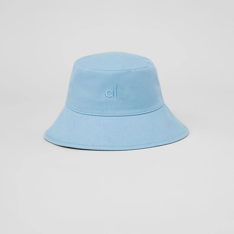 AL Yoga Weekender Bucket Hat Summer Sun Hat Reversible Bucket Hat Women Cotton Panama Girls Beach Travel Outdoor Fisherman Hats