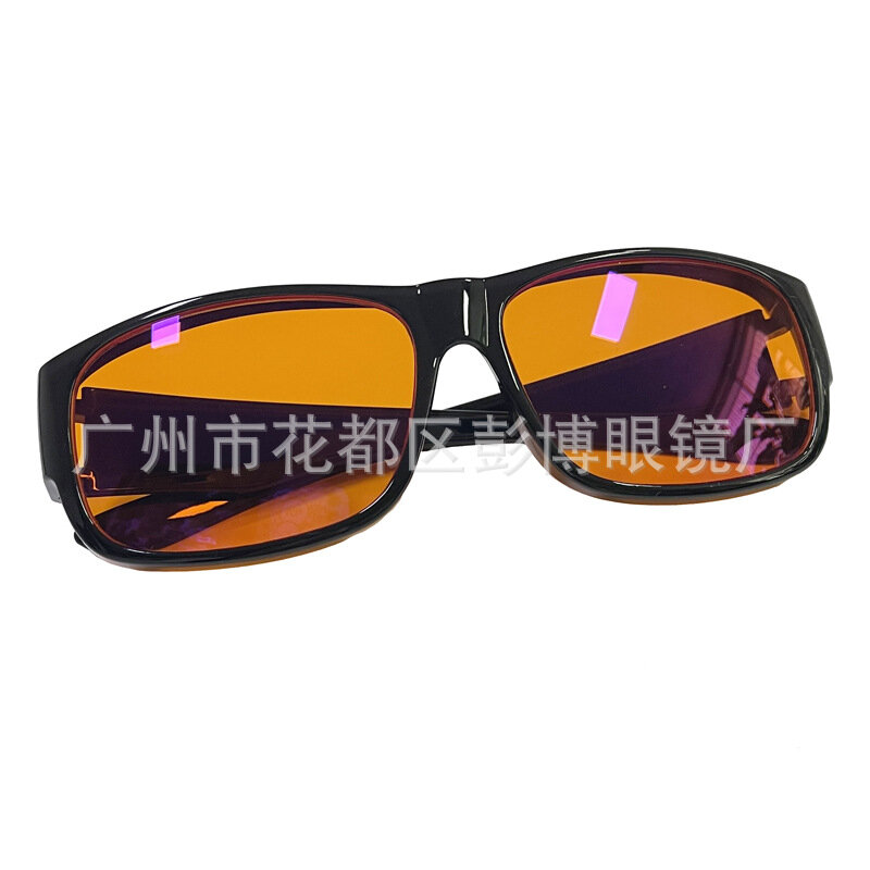 Anti-Blu-ray Computer Radiation Glasses Game Radiation Glasses Orange Anti-Blue Light 98-99 Protection