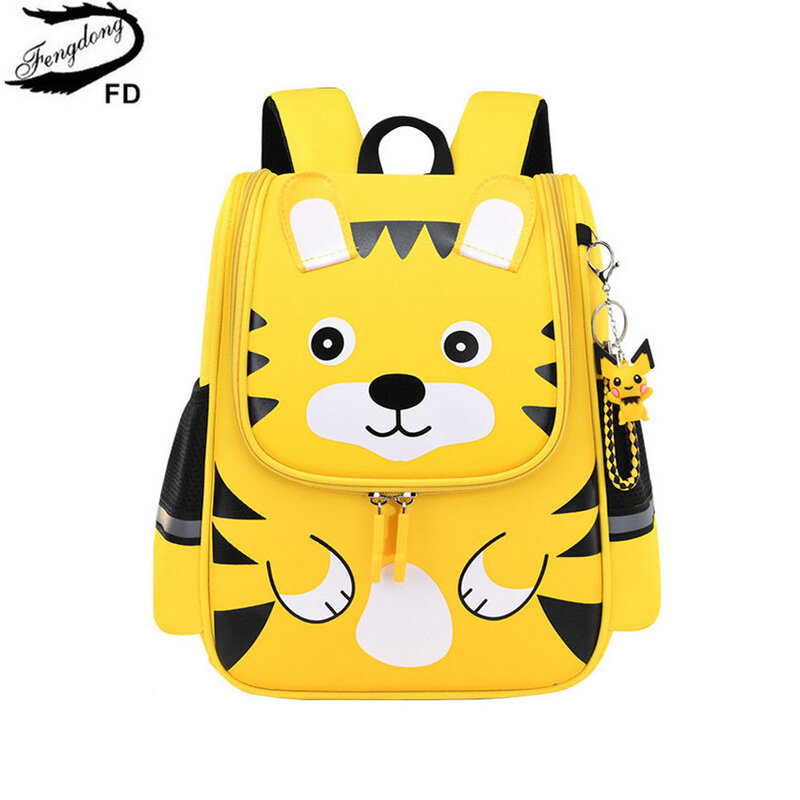Рюкзак Fengdong для начальной школы, маленький школьный ранец для детского сада, детские подарочные сумки для начальной школы, Светоотражающая полоса