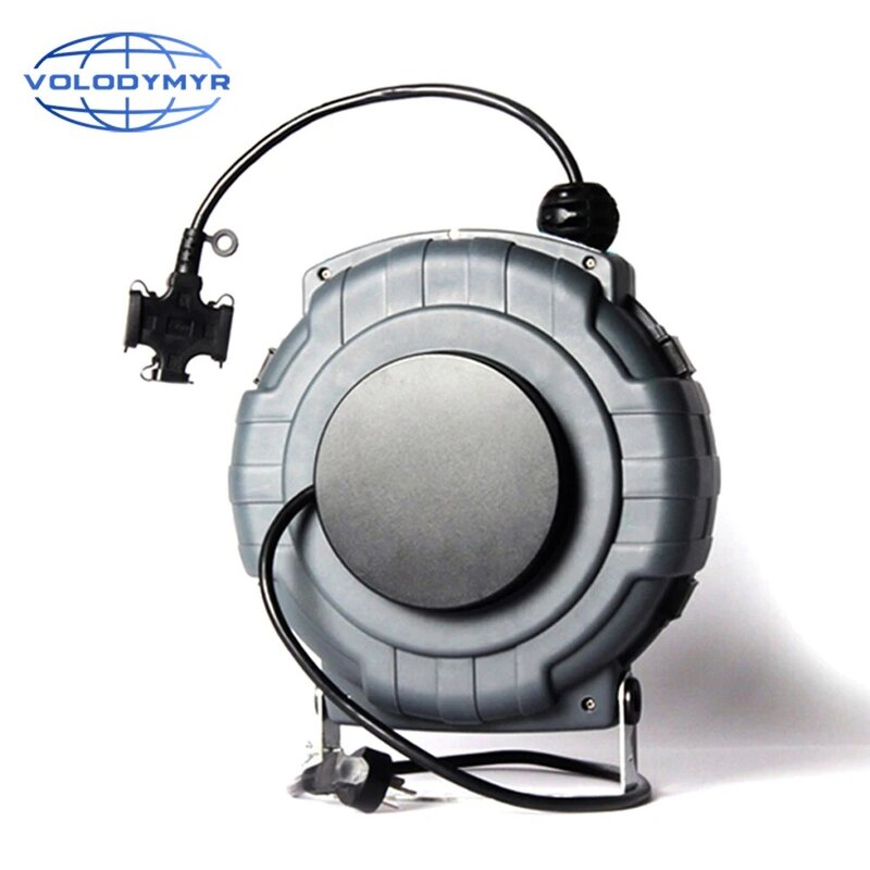 Volodymyr – Tube de serrage à Air rétractable pour automobile, enrouleur de tuyau pneumatique, tambour télescopique, automatique, pour le nettoyage de la voiture